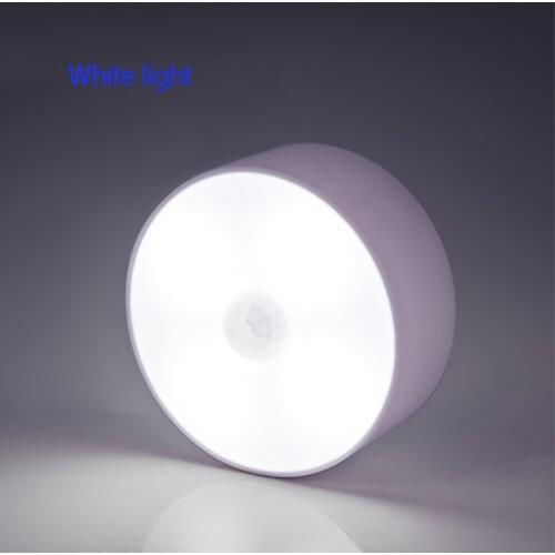 Intelligent human body induction night light led household rechargeable automatic sound control light control corridor wall lamp