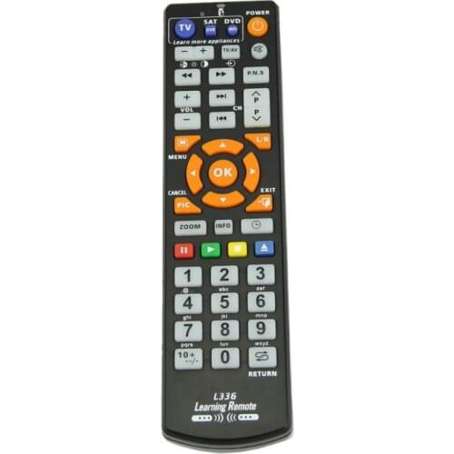 Universal Smart L336 IR Remote Control With Learning Function Copy For TV CBL DVD SAT STB DVB HIFI TV BOX VCR STR-T High Quality