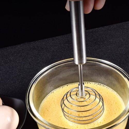 Stainless Steel Egg Whisk Egg Beater Manual Hand Mixer Wire Ball Shaker Kitchen Utensil for Stirring Blending Mixing Stirrer