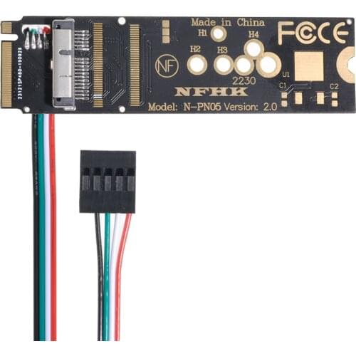 Chenyang BCM94360CD BCM94360CS BCM943602CS BCM94360CS2 WiFi Card to M.2 NGFF Key-M NVME SSD Adapter