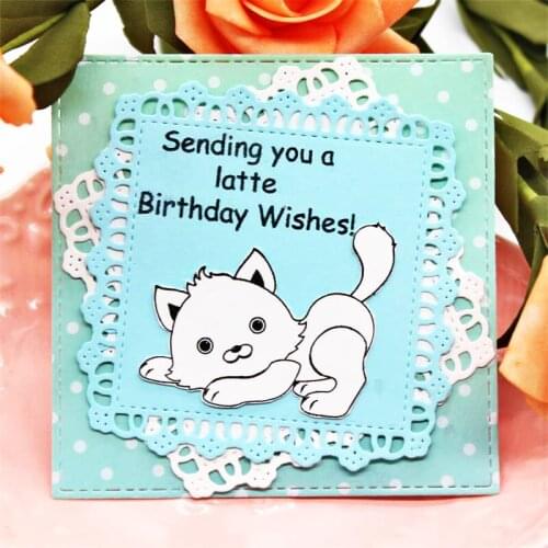 YPP CRAFT Square Frame Metal Cutting Dies Stencils for DIY Scrapbooking/photo album Decorative Embossing DIY Paper Cards