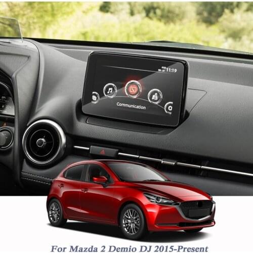 For Mazda 2 Demio DJ 2015-Present Car Styling Display Film GPS Navigation Screen Glass Protective Film Control of LCD Screen