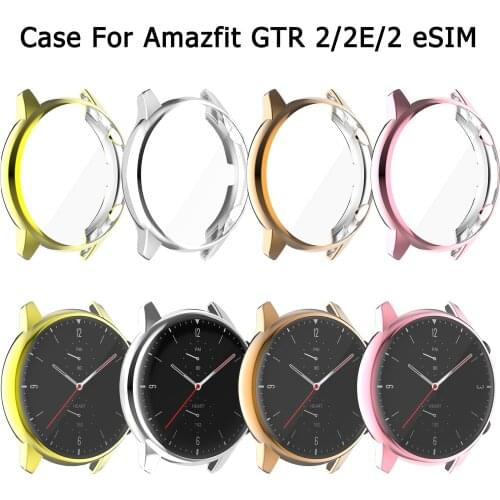 Protective Case For Amazfit GTR 2/2e Soft TPU Cover For Xiaomi Huami GTR 2e Screen Protector Ultra Thin SmartWatch Accessories