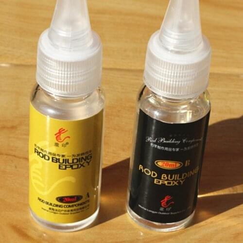 AB Transparent Glue For DIY Rods Holder Guide Ring Fishing Tackle Repair Tools