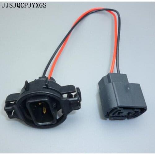JJSJQCPJYXGS Car 5202/H16/2504/PSX24W Female Socket Connector Adapter To P13W Male Socket Wire Harness Cable HID/LED Conversion