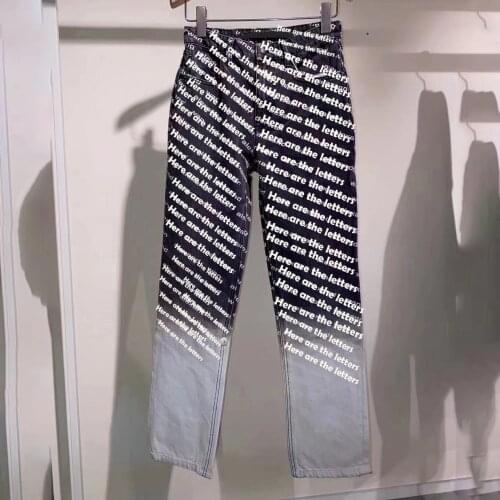 AYUALIN Womens High Jeans