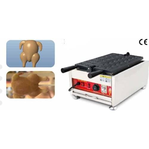 Free shipping Electric Chicken Shaped Waffle Maker Machine Grilled Chicken Cake Baker Iron Pan 110V 220V Wafle Plates Baking Equ