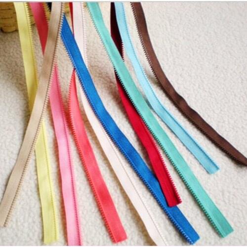 100 YARD/LOT Continuous RESIN Separating Zipper Chain WITHOUT Pull Slider Head for Arts Crafts DIY Sewing Accessories ART DIY