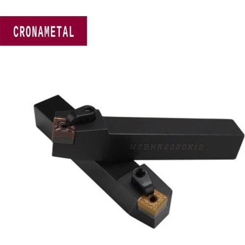 CRONAMETAL 75° External Turning Tool CNC Lathe Tool holder MSBNL2020K12/MSBNR3232P12/25