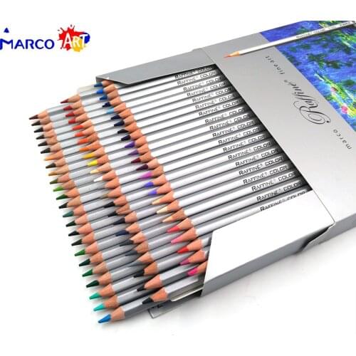 Marco Raffine Colored Pencils 72 Colors Drawing Sketches lapis de cor profissional Secret Garden Coloring Pencil School Supplies