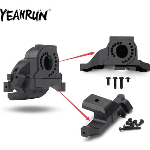 YEAHRUN TRX4 Aluminum Alloy Motor Mount Heat Sink Base Holder for 1:10 RC Crawler TRX-4 Defender TRX4 Upgrade Parts