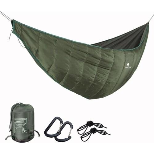 GeerTop Portable Ultralight 3 Seasons Hammock Quilt Sleeping Bed Compact Portable High Strength Camping Backpacking