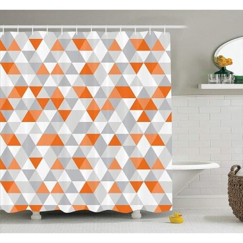 Geometric Decor Collection Triangles Argyle Polygon Patterns Vibrant Colors Zig Zag Fashion Ornament Design Polyester Fabric Bat