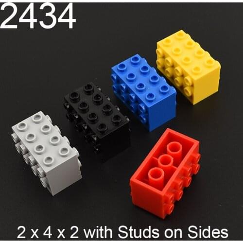 4PCS 2434 Brick Special 2x4x2 Building block accessories parts MOC DIY Education Build Toys Brick