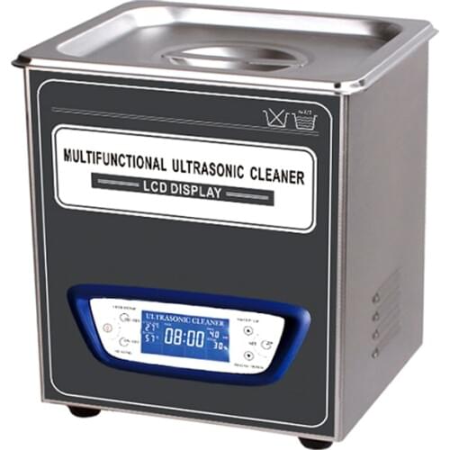 Multifunctional Ultrasonic Cleaner With LCD Display 2L 70w heating function in different styles made of stainless steel by dhl