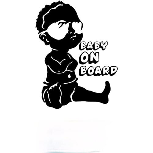 Stickers and decals on baby stroller personality interesting decals car window decoration vinyl motorcycle accessories