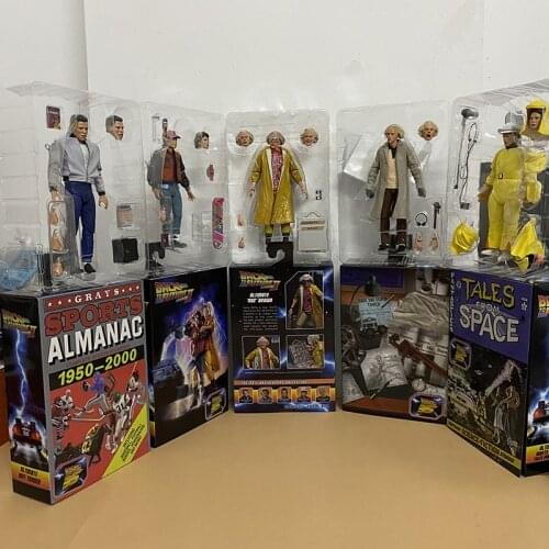 DOC Brown Marty McFly Figure Dr Neca Back To The Future Sports Almanac Ultimate The 35th Anniversary Figure