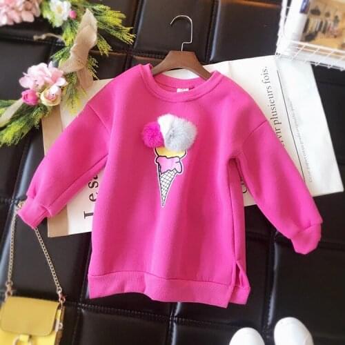 2017 new winter Girls Kids boys velvet sweater T-shirt comfortable cute baby Clothes Children Clothing