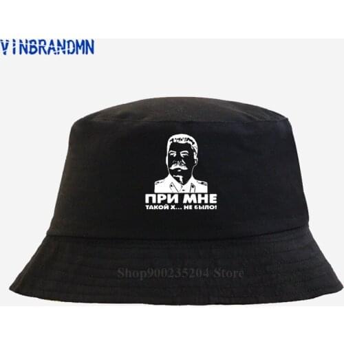 Newest fashion Print ALLIED NATIONS JOSEPH STALIN Bucket hat Summer Unisex Hipster Casual straw hats Outdoor casual hip hop hats