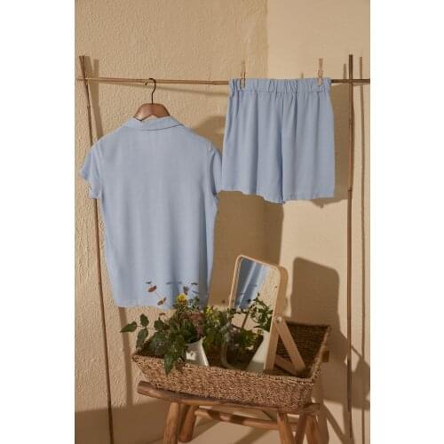 Trendyol Shirt-Shorts Pajamas set THMSS19PT0004