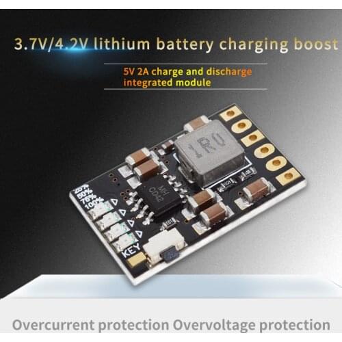 MH-CD42 DC 5V 2.1A Mobile Power Diy Board 4.2V Charge/Discharge(boost)/battery protection/indicator module 3.7V lithium 18650