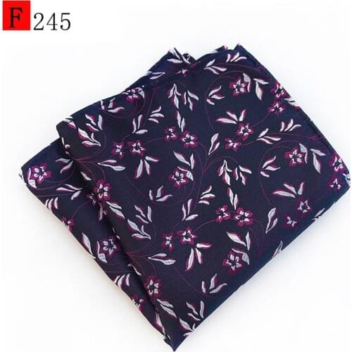 Handkerchief Towel Men Pocket Towel Floral Pocket Square Wedding Business Chest Towel Hanky Gentlemen Suit Hankies