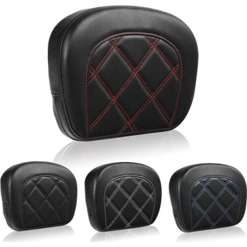 Motorcycle Passenger Sissy Bar Backrest Pad For Harley Touring Street Glide FLHX Road King FLHR Road Glide