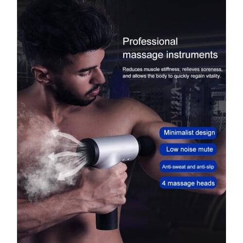 Professional Massage Gun Neck Deep Tissue Muscle Relax Massage Recovery Pain Relief Percussion Handheld Fascial Gun