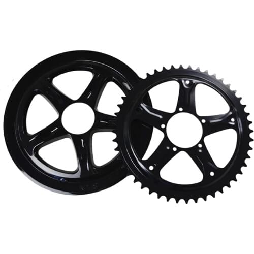 PswpowerElectric BIKE BBS01 BBS02 BAFANG Chain Wheel Replacement Bicycle Chain Guard for BBS01B BBS02B 44T 46T 48T 52T Teeth