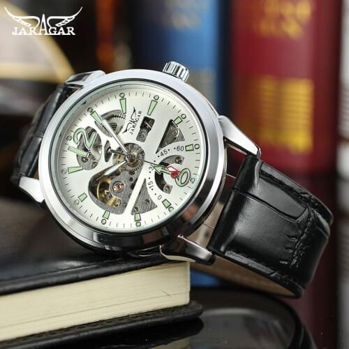JARAGAR Luxury Mechanical Watch Tourbillion Design Shock Resistant Watch Automatic Self-Wind Men Watches Drop Shipping Wholesale