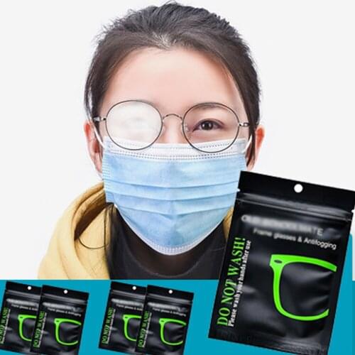 50Pcs Universal Anti-Fog Glasses Wipes Pano de gafas antivaho Lens Cloth Defogger Eyeglass Wipe Prevent Fogging for Glasses Z20