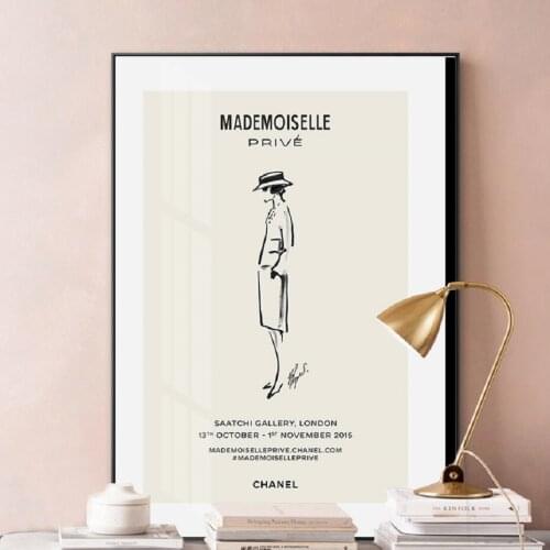 Modern Fashion Design Figure Poster Canvas Paintings Prints Wall Art Gallery Pictures for Girls Bedroom Home Decor Interior