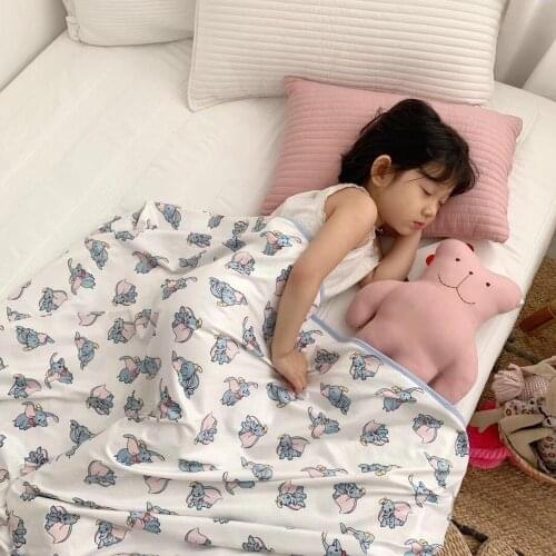 Disney Cartoon Minnie Mickey Mouse Printed Thin Blankets Throws Bedding Children Bed Sheet Home Bedroom Quick drying