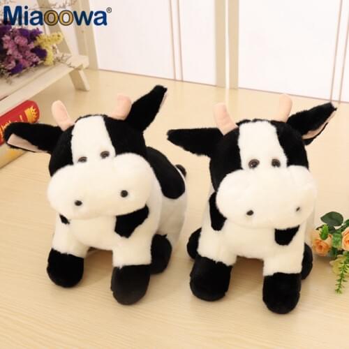 1pc 30cm Cute Cows Stuffed With Plush Toy Fabrics Are Comfortable And Soft For Children As A Birthday Present