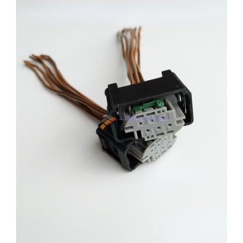 1PCS For VW Audi A6 Q7 A8 Headlight Level Position Sensor Plug Cable 6Pin