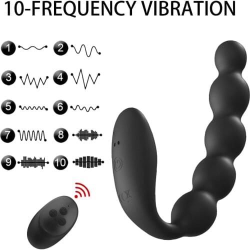 Anal Vibrator Male Prostate Massager Butt Plug G-spot Vibrator Sex Toys Dildo Vagina Masturbator Adult Sex Toy for Women Men Gay