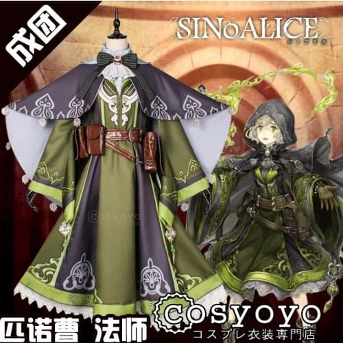 Anime SINoALICE Pinocchio Sorcerer Cosplay Costumes Female Uniform Suit And Props Full Set Role Play Clothing Custom-Make Any