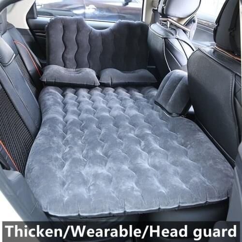 Car Inflatable Mattress For Sleep Head Guard Car Air Mattress Outdoor Car Travel Bed Inflatable Mattress Camping Car Accessories