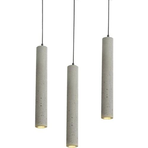 Nordic Environmental Protection Cement Pendant Lights For Kitchen Lights Bedside Lamp Shop Bar Counter Island Lighting
