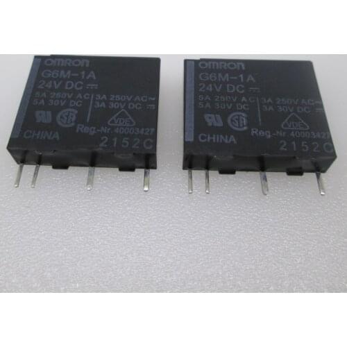 HOT NEW relay G6M-1A 24VDC G6M-1A-24VDC G6M-1A-24V G6M1A 24VDC 24V DC24V DIP4 20pcs/lot