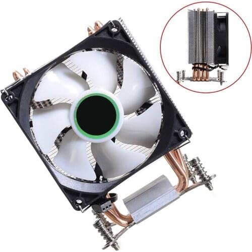 3 Pins CPU Cooler Fan Ultra Quiet Heatsink 4 Heatpipe Radiator RGB Heatsink Cooling Fan For Intel LGA 2011