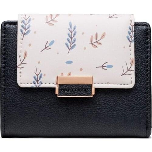 Fashion Womens Wallets Short Wallet For Woman Mini Coin Purse Ladies Clutch Small Wallet Female Pu Leather Card Holder