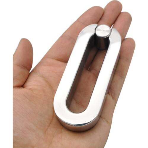 Newly Stainless Steel Heavy Scrotum Pendant Ball Stretcher Weight Testicle Ring 19ing