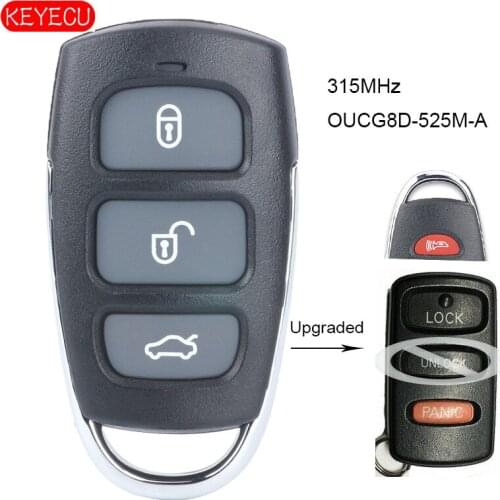 KEYECU Upgraded Remote Control Key Fob 315MHz for Mitsubishi Eclipse Endeavor FCC: OUCG8D-525M-A