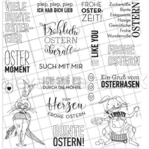 German Clear Stamp Seal for DIY scrapbooking photo album Decorative clear stamp sheets A0783