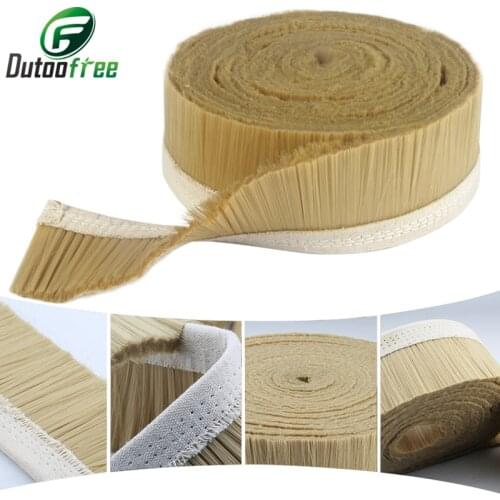 1M x 70mm/100mm CNC Golden Brush Vacuum Cleaner Woodworking Milling Machine Tools For CNC Spindle Motor