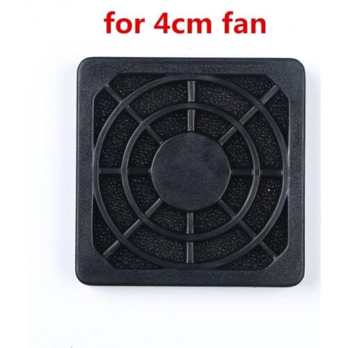DuoWeiSi 3D Printer Parts 4cm axial fan dust net cover 40 fan three in one plastic dust net filter 44*44mm 4cm fan dust cover