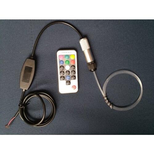 Supper bright Car fiber optic light engine 3 w rgb light source dc 9-20v input with remote