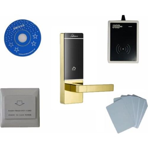 T57 hotel lock system,include T57 hotel lock, usb hotel encoder,energy saving switch,T57 card, sn:CA-8062-kit