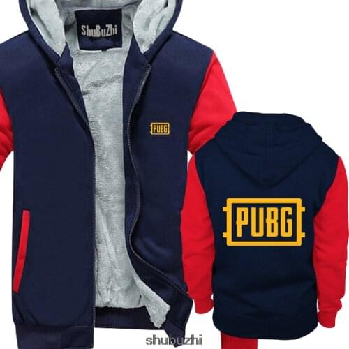 Pubg Merch Playerunknowns Battlegrounds - Popular Tagless warm coat thick hoody men brand hoodies male jacket sbz3401